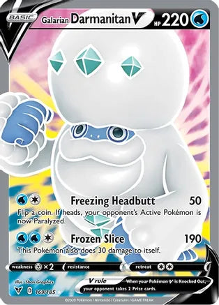 Galarian Darmanitan V (Full Art) - SWSH04: Vivid Voltage (SWSH04) (ESPAÑOL)