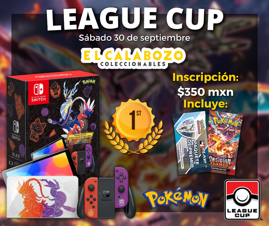 Pre-Registro League Cup 30 de Septiembre El Calabozo Coleccionables