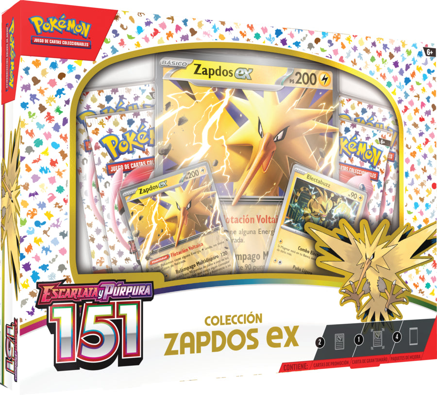 Scarlet & Violet: 151 Zapdos ex Collection (ESPAÑOL)