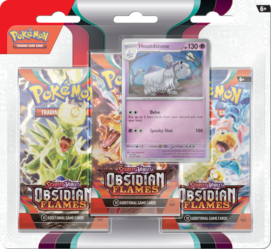 Scarlet & Violet: Obsidian Flames 3-pack Blister