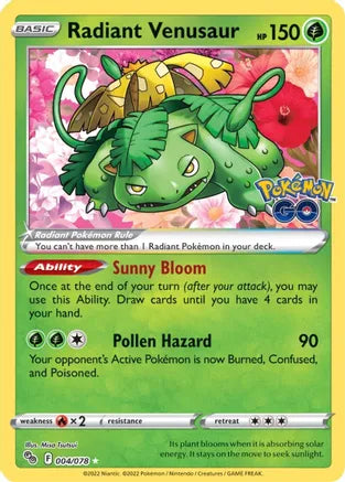 Radiant Venusaur - Pokemon GO (PGO)