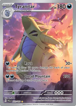 Tyranitar - 222/193 - SV02: Paldea Evolved (SV02)