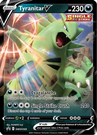 Tyranitar V - SWSH109 - SWSH: Sword & Shield Promo Cards (SWSD)