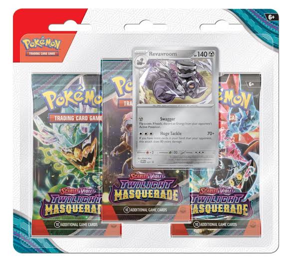 Scarlet & Violet: Twilight Masquerade 3 Pack Blister