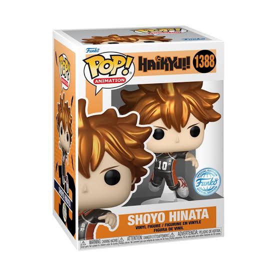 Funko Pop Animation: Haikyu - Hinata Metalico Exclusivo