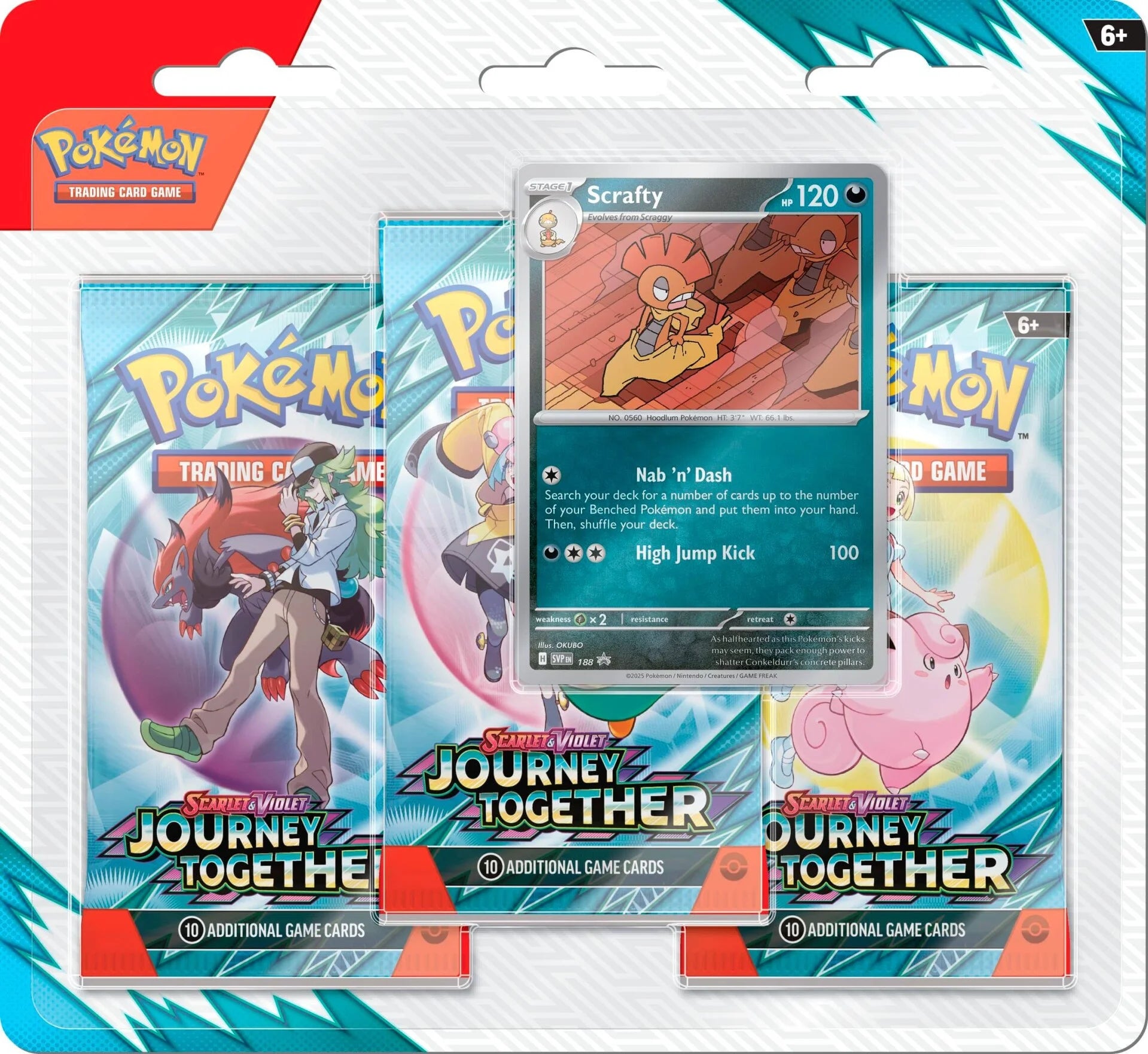 Scarlet & Violet: Journey Together 3 Pack Blister