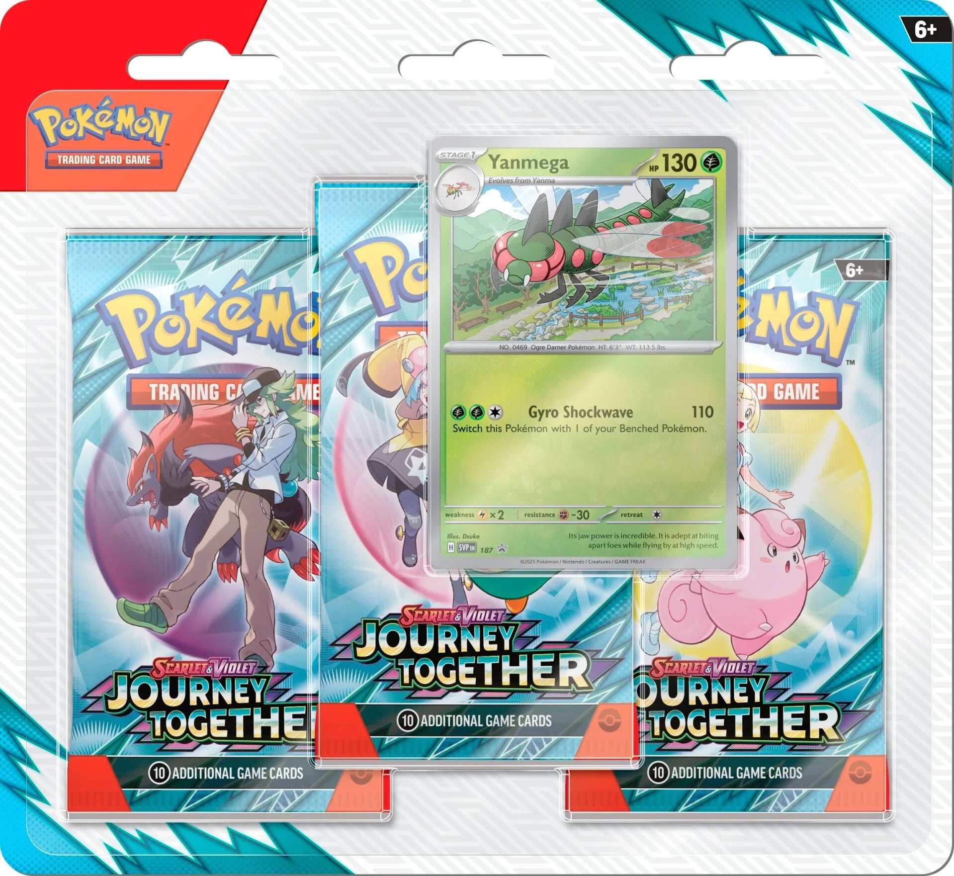 Scarlet & Violet: Journey Together 3 Pack Blister