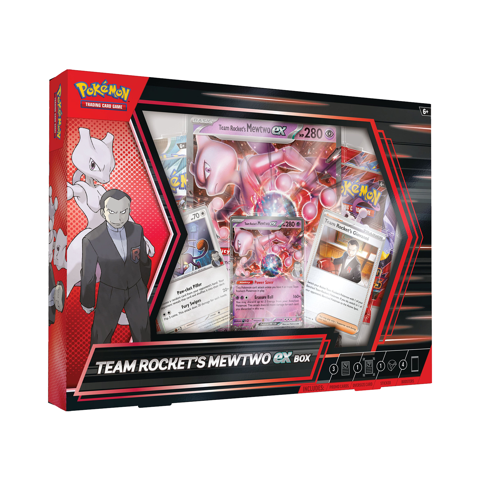 Team Rocket's Mewtwo ex Box Español