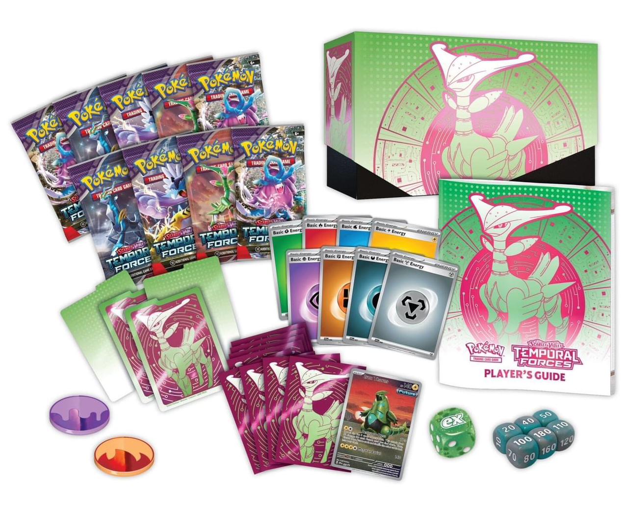 temp forces booster box Scarlet & Violet: Temporal Forces Elite Trainer Box – El calabozo coleccionables