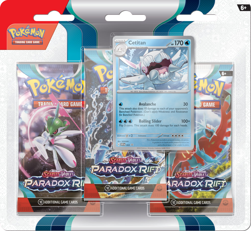 Scarlet & Violet: Paradox Rift 3-pack Blister