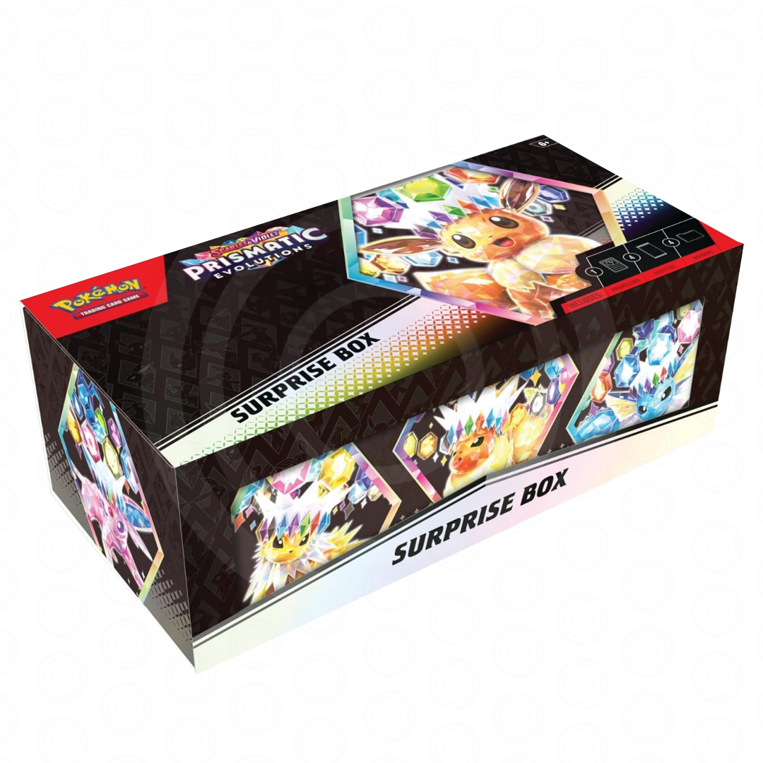 Scarlet & Violet: Surprise Box Prismatic Evolutions (PREVENTA)