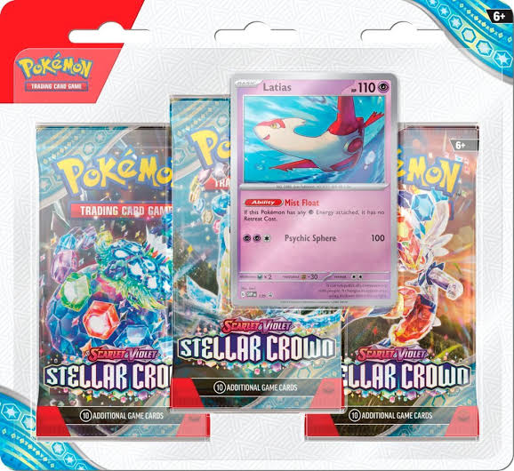 Scarlet & Violet: Stellar Crown 3 Pack Blister