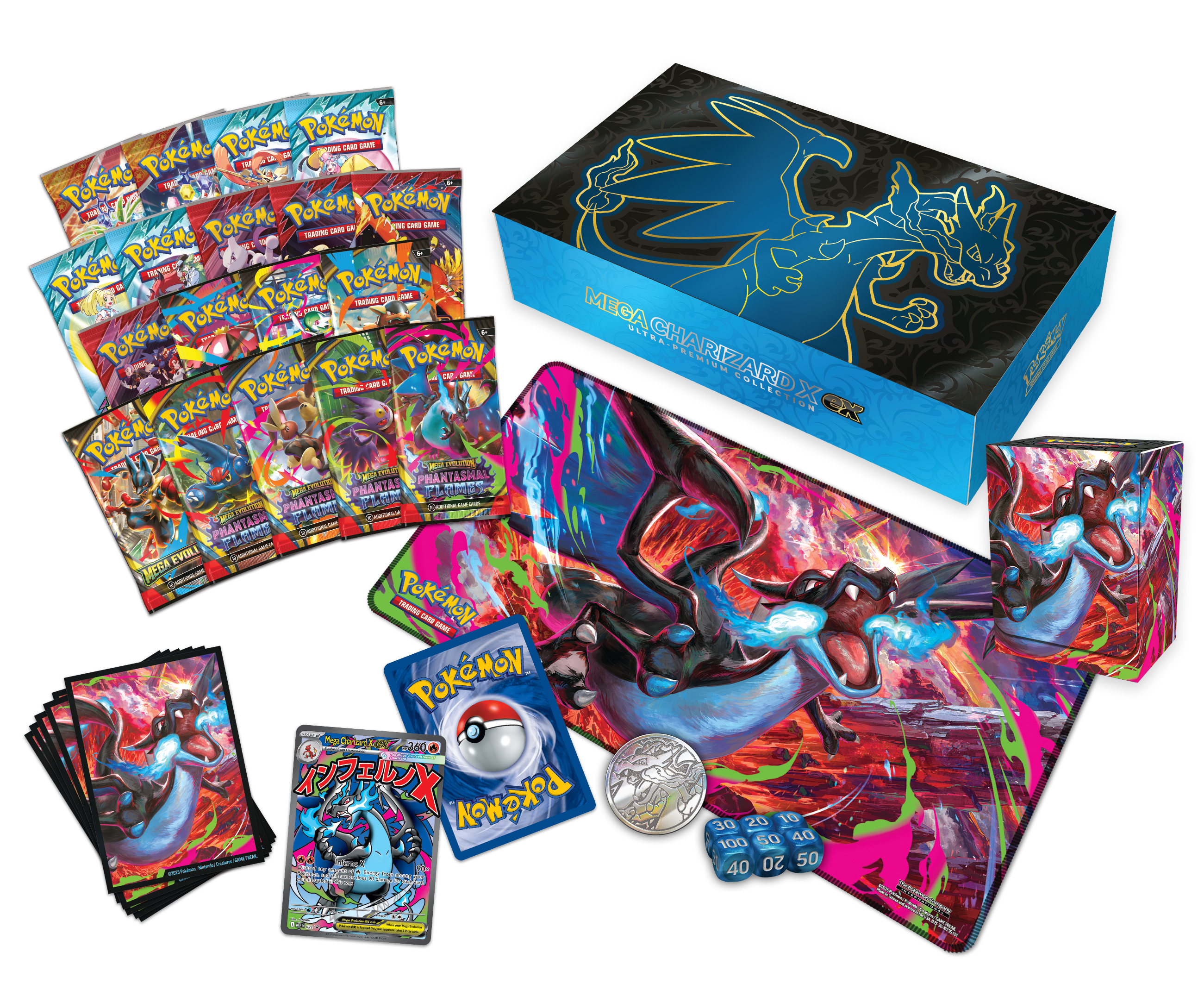 Mega Evolution: Charizard EX Ultra-Premium Collection (Ingles)