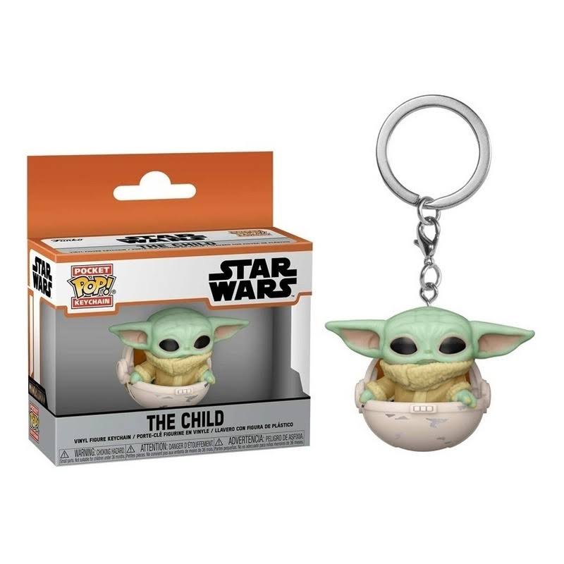 Funko Pop Keychain Star Wars: Mandalorian - Baby Yoda Cuna Llavero