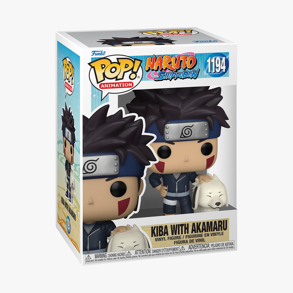 Funko Pop Animation: Naruto Shippuden - Kiba con Akamaru