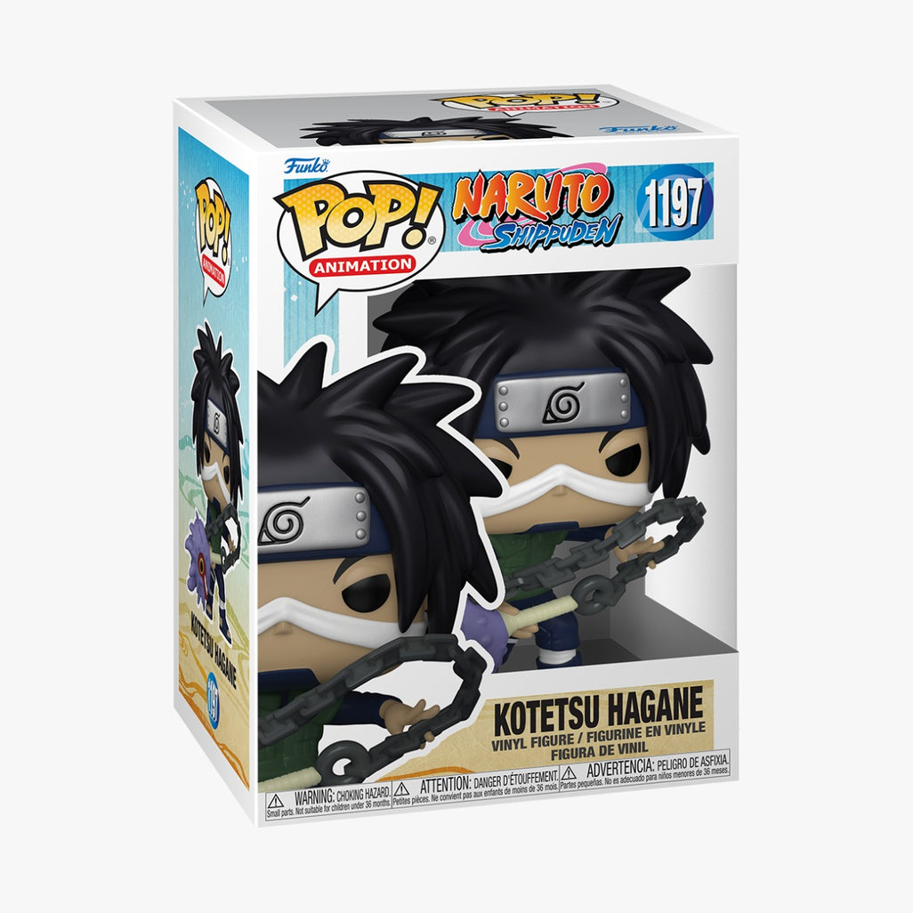 Funko Pop Animation: Naruto Shippuden - Kotetsu Hagane con Arma