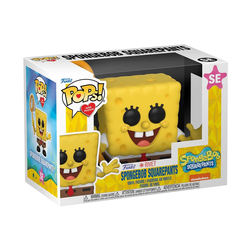 Funko Pop Animation: Pops With Purpose Youthtrust - Bob Esponja