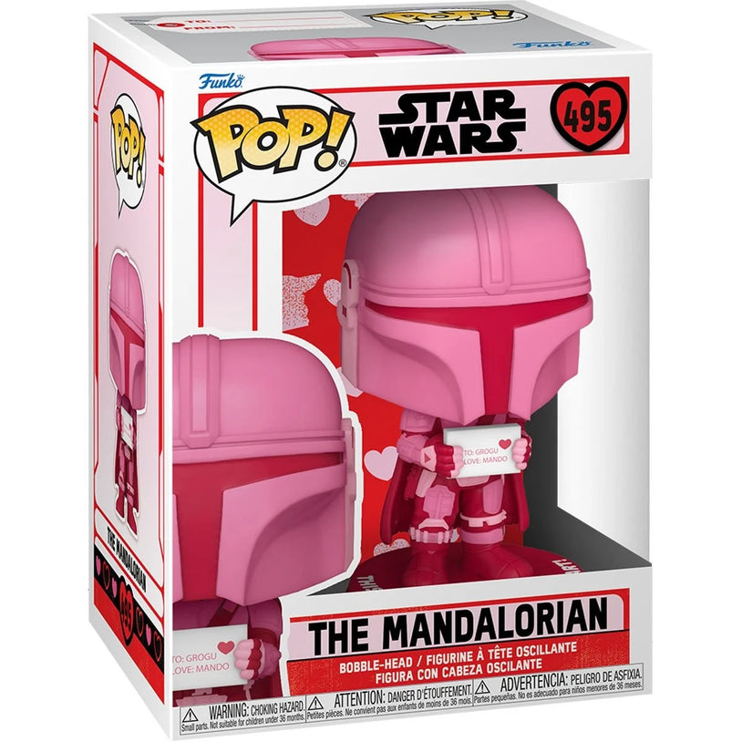 Funko Pop Star Wars: San Valentin - Mandaloriano