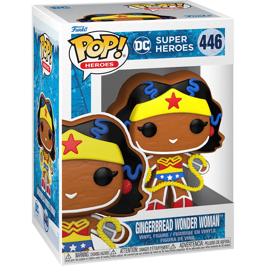 Funko Pop Heroes: DC Navidad - Wonder Woman Galleta de Jengibre