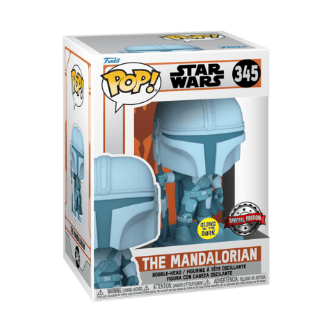 * PRE-VENTA * Funko Pop Star Wars: Mandalorian - Mando Holograma Glow Special Edition - El calabozo coleccionables