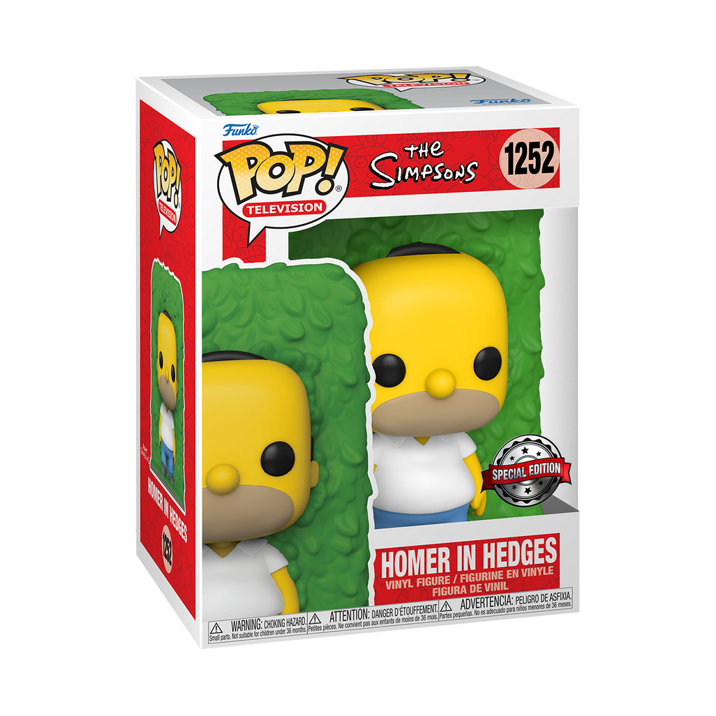 Funko Pop Animation: Los Simpsons - Homero en arbusto SE