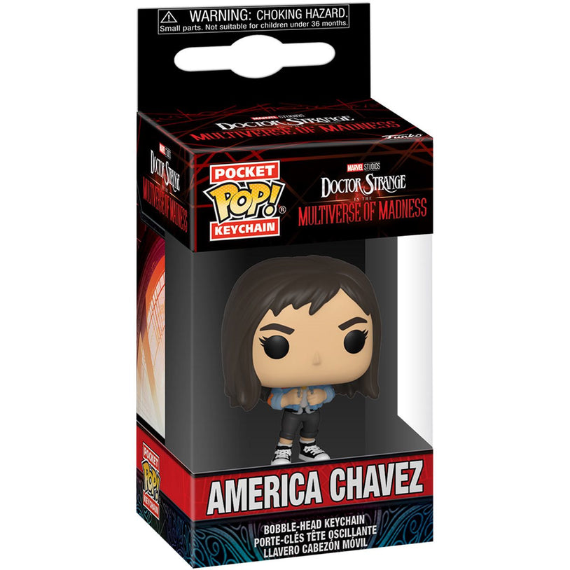 Funko Pop Keychain: Doctor Strange Multiverse of Madness - America Chavez Llavero