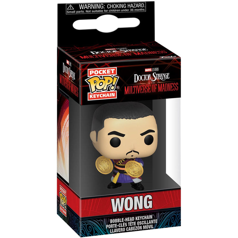 Funko Pop Keychain: Doctor Strange Multiverse of Madness - Wong Llavero