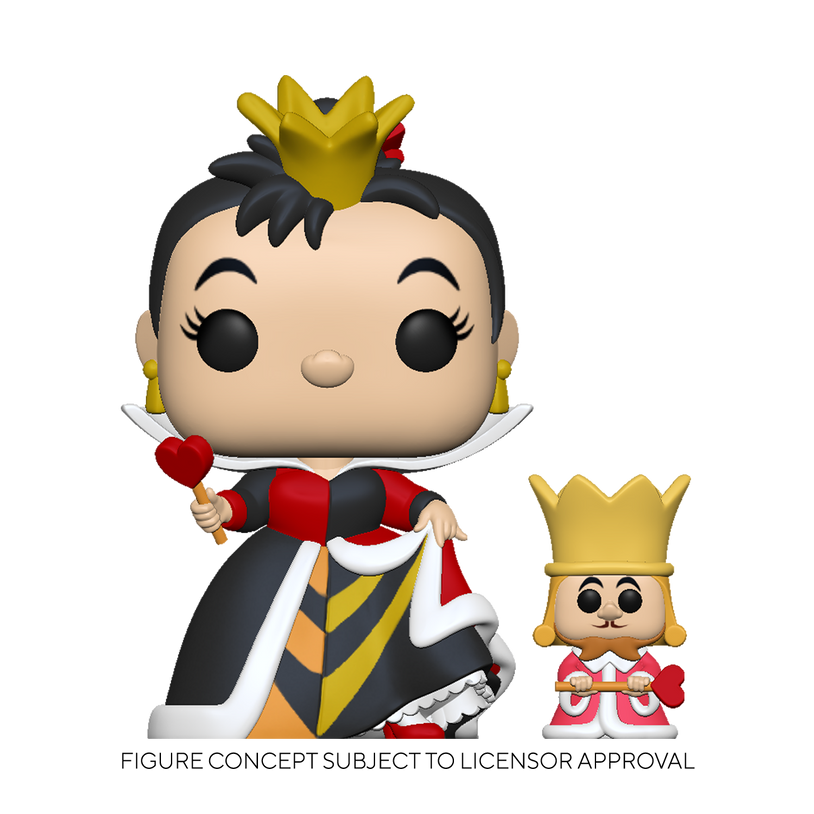 Funko Pop y Buddy Disney: Alicia 70 Aniversario - Reina con Rey