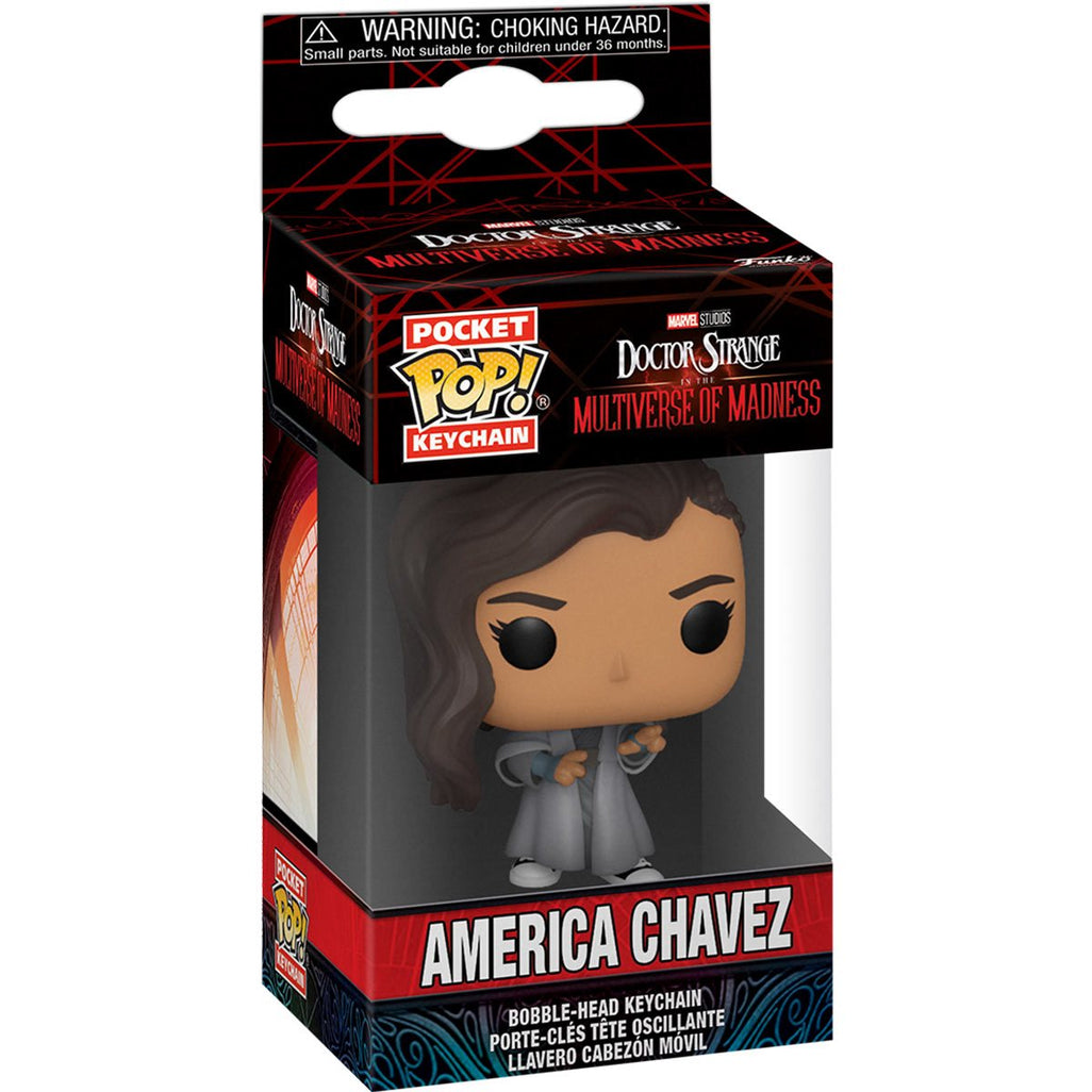 Funko Pop Keychain: Doctor Strange Multiverse of Madness - America Chavez Kamar Taj Llavero