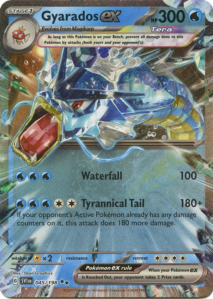 Gyarados ex - 045/198 - SV01: Scarlet & Violet Base Set (SV01)