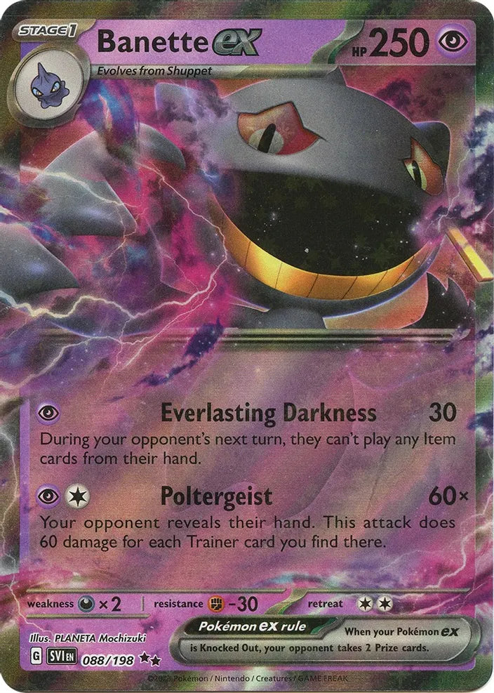 Banette ex - 088/198 - SV01: Scarlet & Violet Base Set (SV01)