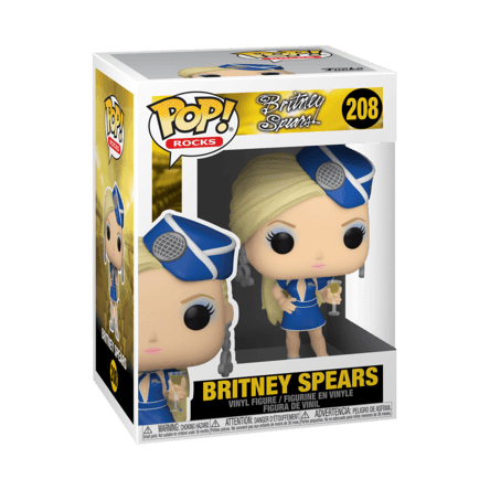 Funko Pop Rocks: Britney Spears - Aeromoza - El calabozo coleccionables