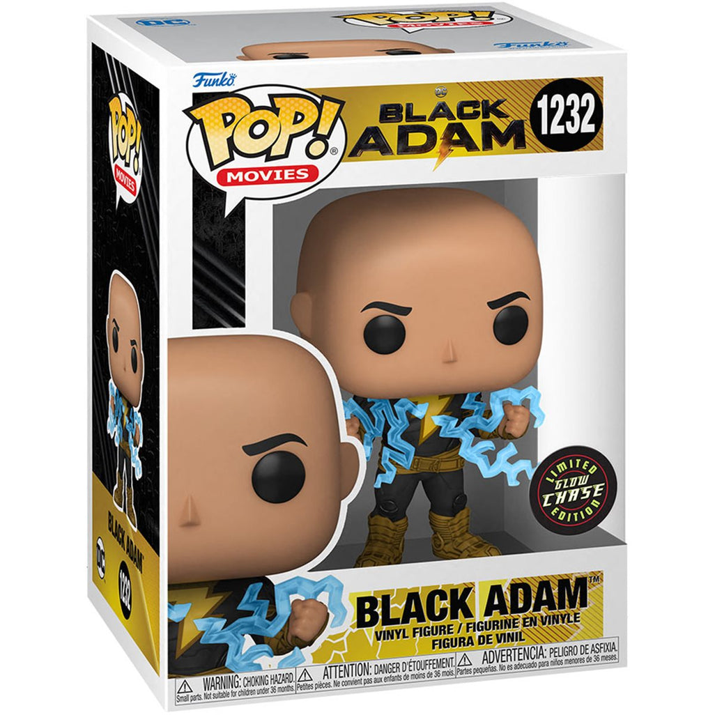 Funko Pop Movies: Black Adam - Black Adam con Relampago CHASE