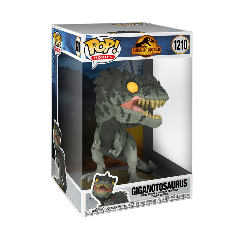 Funko Pop Jumbo: Jurassic World Dominion - Giganotosaurus 10 Pulgadas