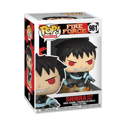 * PRE-VENTA * Funko Pop Animation: Fire Force - Shinra con fuego - El calabozo coleccionables