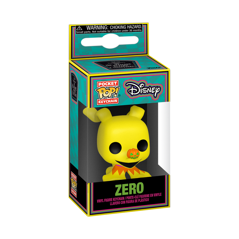 Funko Pop Keychain: El Extraño Mundo De Jack Blacklight - Zero Llavero