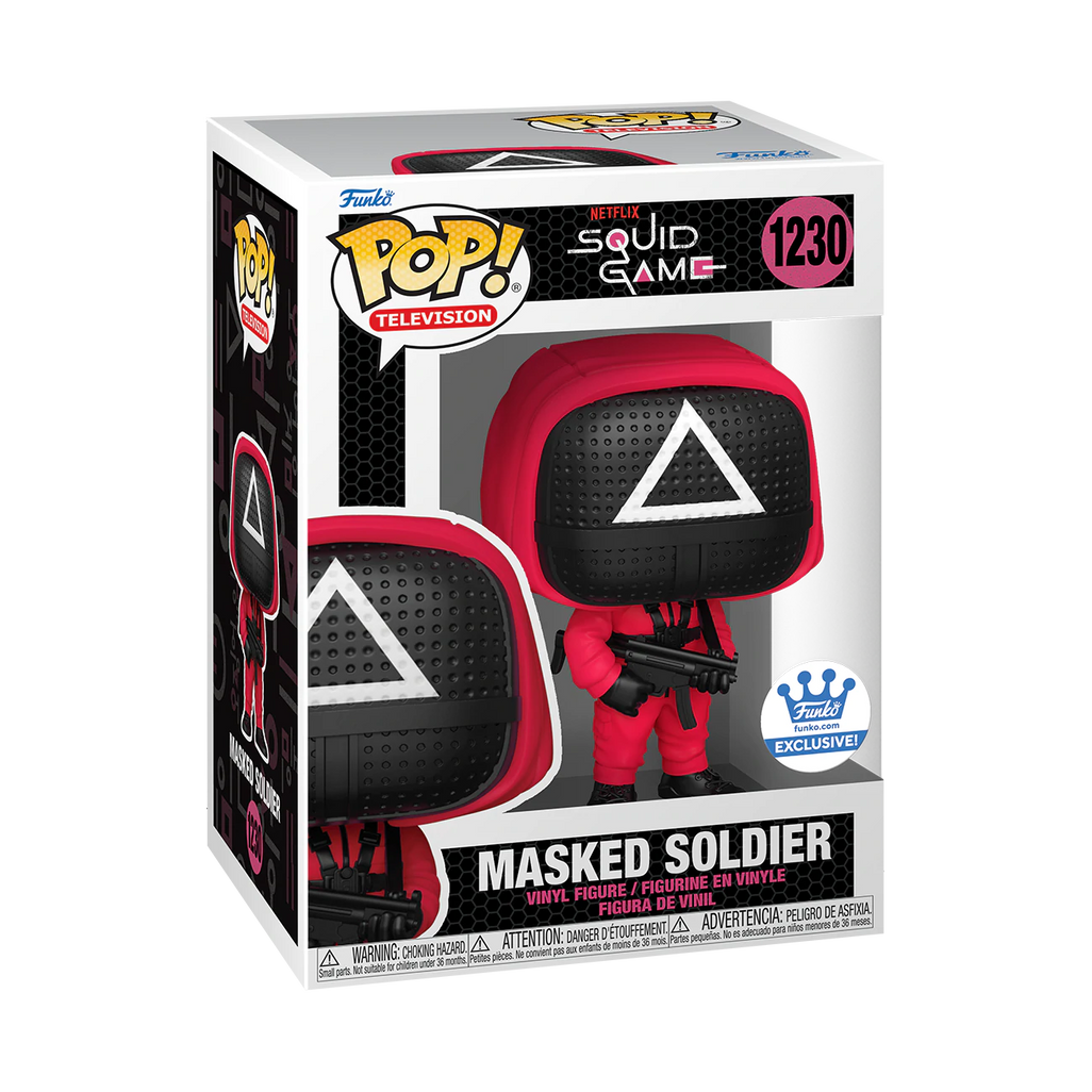 Funko Pop TV: Juego del Calamar - Soldado Enmsacarado Exclusivo Funko Shop