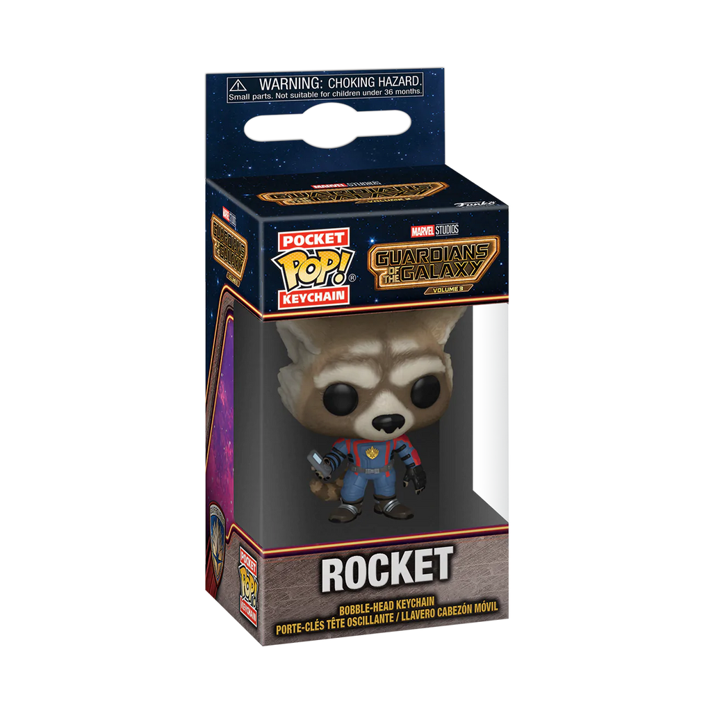 Funko Pop Keychain: Marvel Guardianes De La Galaxia 3 - Rocket Llavero