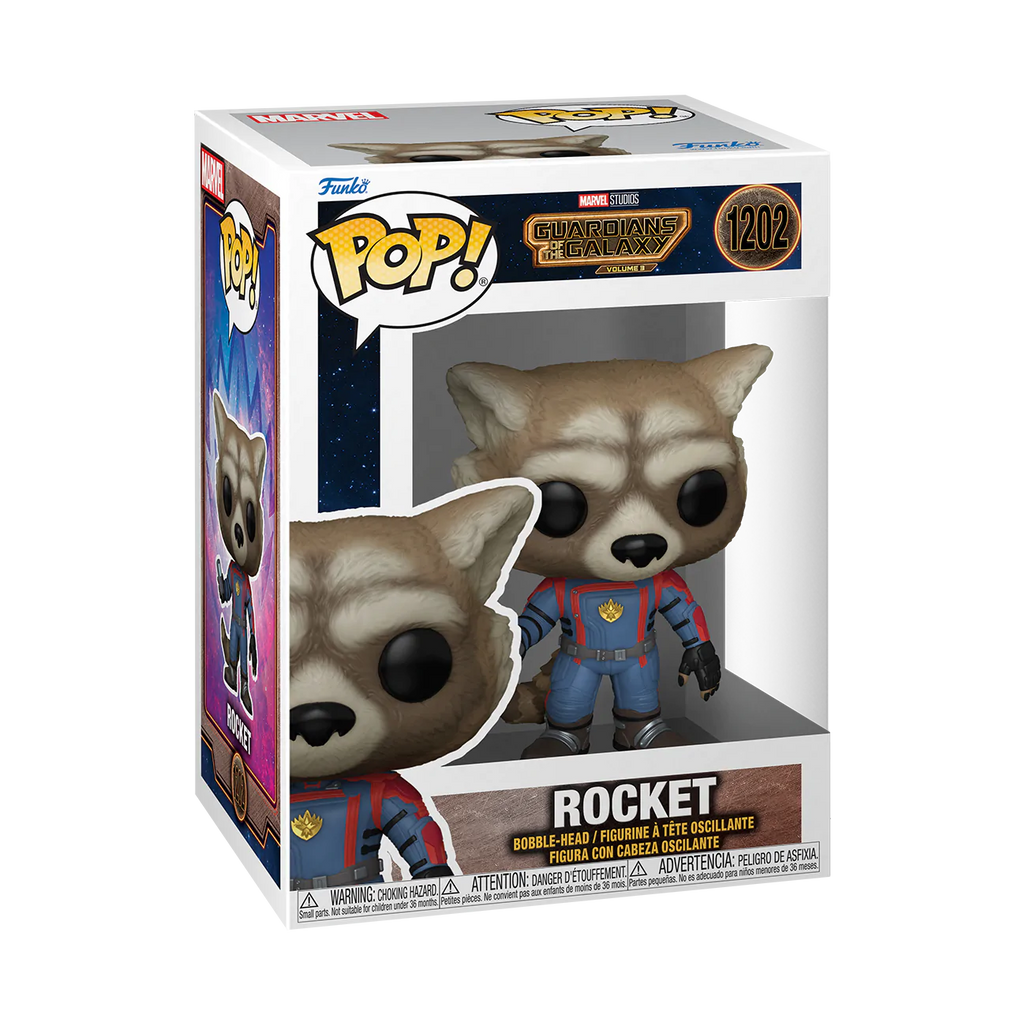 Funko Pop Marvel: Guardianes De La Galaxia 3 - Rocket