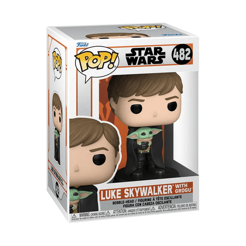 * PRE-VENTA * Funko Pop Star Wars: Mandalorian - Luke con Baby Yoda Grogu - El calabozo coleccionables