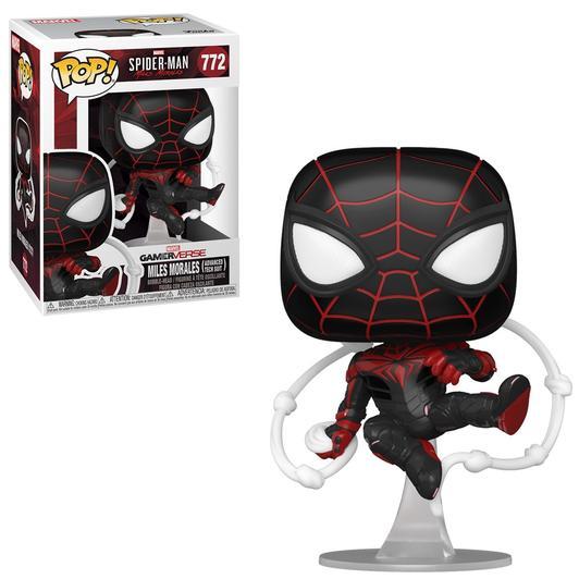 Funko Pop Games: Miles Morales Game - Miles Morales Traje Tecnologia Avanzada - El calabozo coleccionables