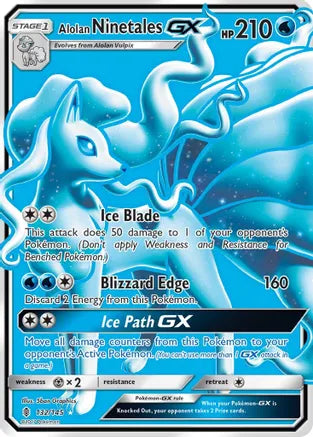 Alolan Ninetales GX (Full Art) - SM - Guardians Rising (SM02)