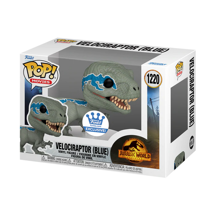 Funko Pop Movies: Jurassic World Dominion - Velociraptor Blue Funko Shop