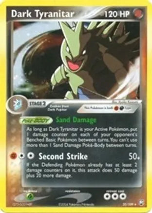 Dark Tyranitar - 20/109 (EX Team Rocket Returns) - Deck Exclusives (PR)