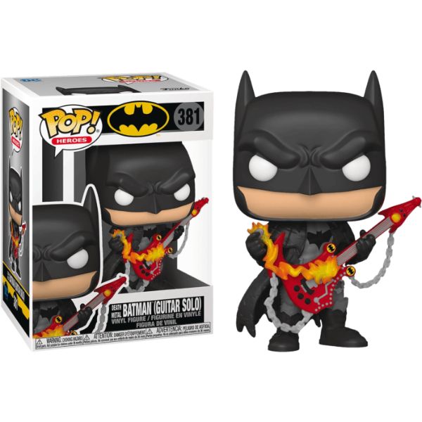 Death Metal Batman con Guitarra Special Edition Funko Pop Heroes DC