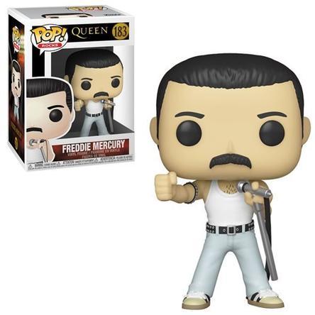 Funko Pop Rocks: Queen - Freddie Mercury Radio Gaga 1985 - El calabozo coleccionables