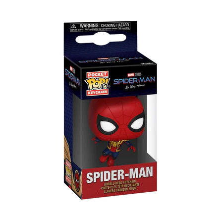 Funko Pop Keychain: Spiderman No Way Home - Spiderman Tom Holland Llavero