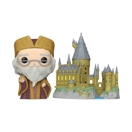 Funko Pop Town: Harry Potter Aniversario - Dumbledore en Hogwarts Navidad