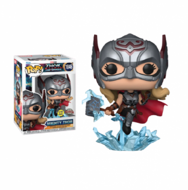 Funko Pop Marvel: Thor Love and Thunder - Mighty Thor Jane Glow SE