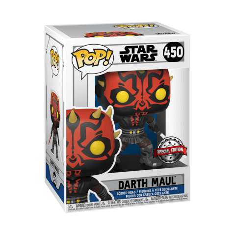 * PRE-VENTA * Funko Pop Star Wars: Star Wars - Darth Maul con sables SE - El calabozo coleccionables